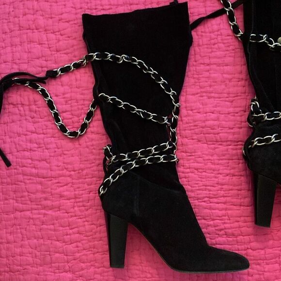 Isabel Marant suede  chain boots, size 39(8,5) - Picture 8 of 16